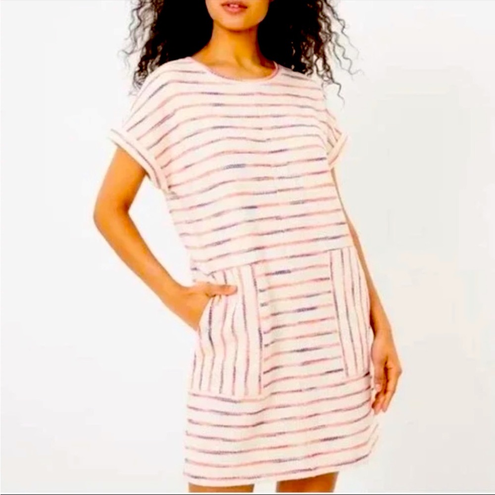 Lou & grey striped neon dress with pockets